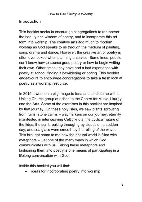 How to Use Poetry in Worship (Print Copy) - Image 4