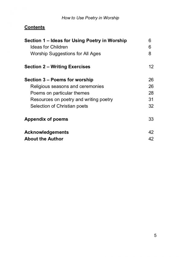 How to Use Poetry in Worship (Print Copy) - Image 6